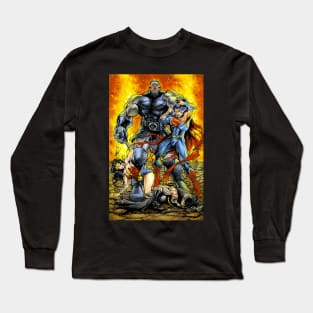 DARKSEID vs JUSTICE LEAGUE Long Sleeve T-Shirt